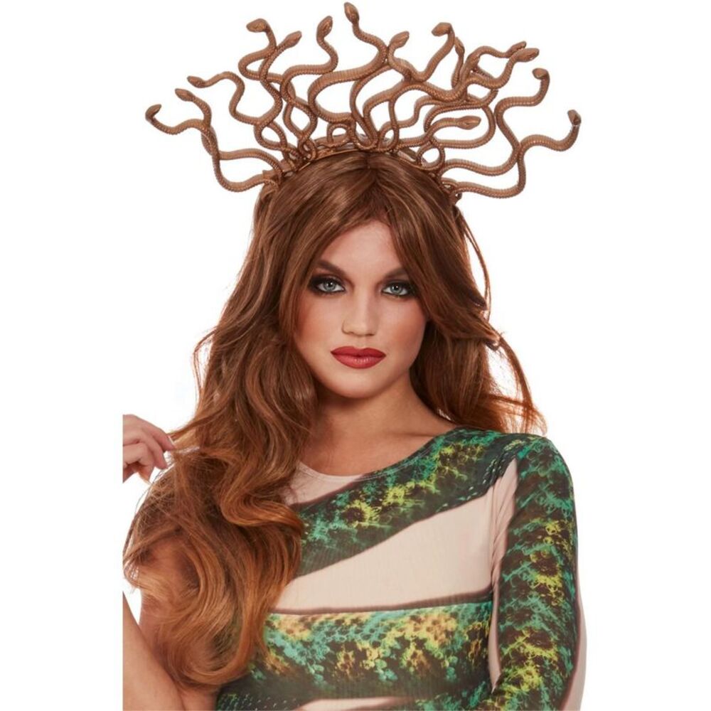 Smiffys Womens/Ladies Medusa Snake Headdress / Gold